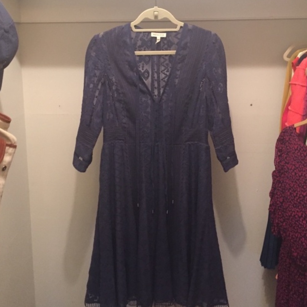 Rebecca Taylor lace dress long sleeve! Barely worn